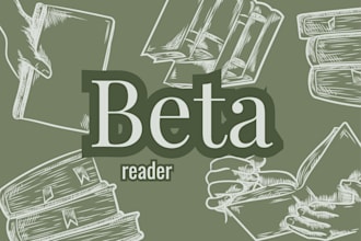 beta read your fiction manuscript