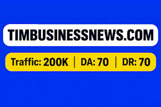 do guest post on timebusinessnews a premium guest post