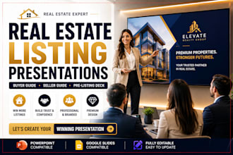 design real estate listing presentation buyer guide seller guide