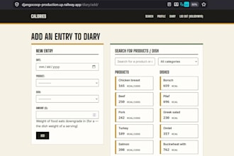 develop a full stack web app with react, django, and drf