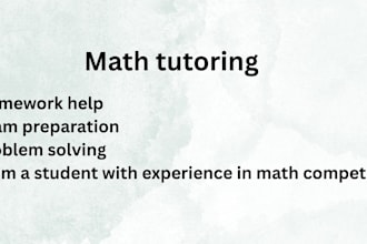 tutor grades 1 to 10 in mathematics