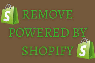 remove powered by shopify footer and customize your shopify store
