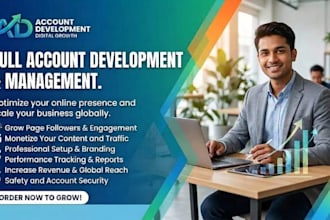 do professional page growth and full account development