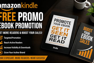 promote and advertise free kindle ebook and book at website