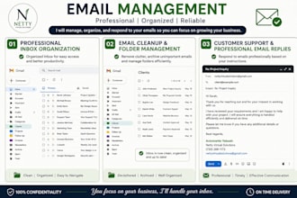 professionally manage and organize your email inbox
