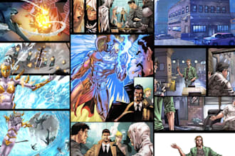 do comic book, comic illustration, comic graphic novel comic book artist