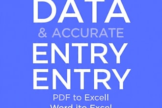 do fast and accurate data entry and urdu english typing
