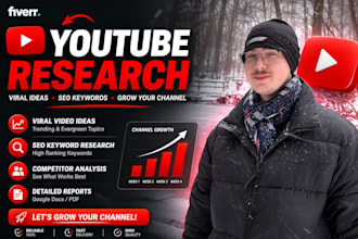 research profitable youtube niches and video ideas