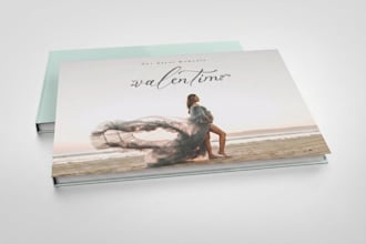 create a maternity photo album or pregnancy journey book