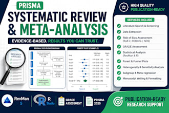 conduct a prisma systematic review and meta analysis