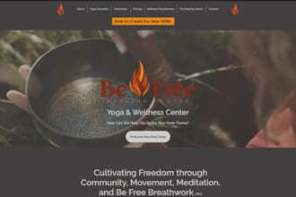 design wix healing meditation website wix reiki holistic spiritual website