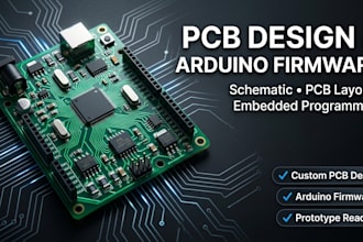 design pcb and develop arduino firmware