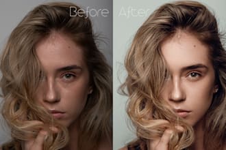 photo editing and retouching