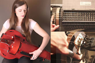 record hurdy gurdy, didgeridoo, tin whistle,bodhrán, balafon and bouzouki