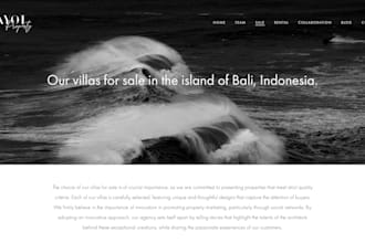 design a modern website in squarespace