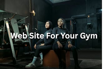 build a professional gym showcasing website using mern stack