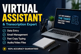 be doing  data entry, typing, and transcription