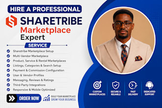 build sharetribe marketplace website, multi vendor platform