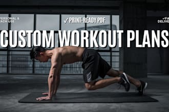 design custom workout plans and fitness schedules