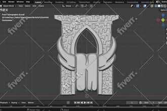 create high quality 3d model, design for 3d printing