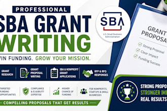do grant research, sba grant writing grant proposal, submit small business grant