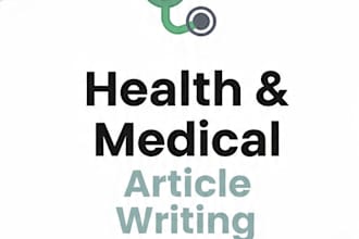 write professional medical blog and health articles