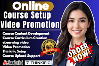 create high converting thinkific elearning course curriculum and lesson plan