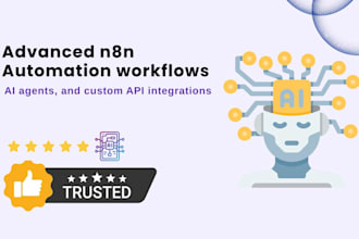 build advanced n8n automation workflows, ai agents, and custom API integrations