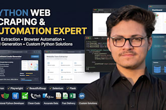 scrape any website using python