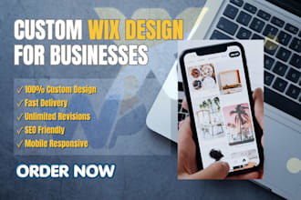 build custom wix website design and redesign for small businesses