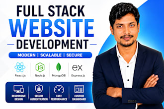 develop a full stack website using react node js and mongodb