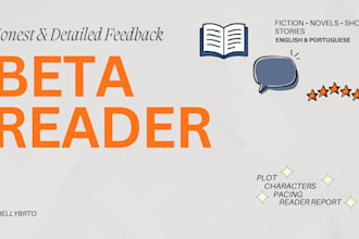 beta read your novel and provide detailed feedback