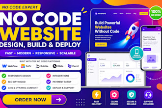ai website development software developer sass web app django no code website