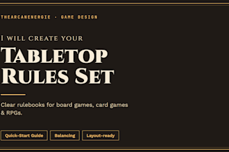 design a custom tabletop rpg rule system for you