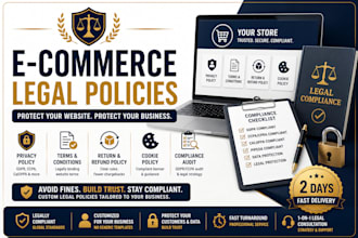 draft privacy policy terms and conditions gdpr ccpa and website legal policies