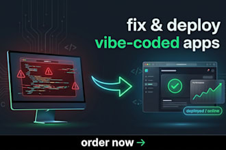 fix vibe coded app replit developer lovable bug fixing vibe coding deploy