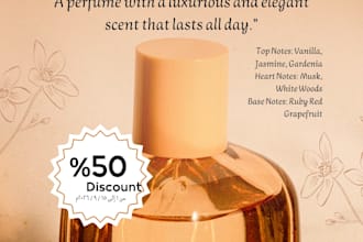 design luxury perfume packaging and perfume label design