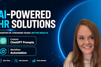 create custom ai prompts and workflows for HR teams