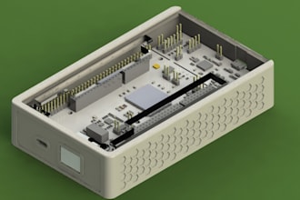 design pcb enclosure, product casing, housing for 3d printing using solidworks