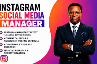 organically manage ,grow your instagram page