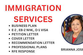 draft a USA visa or immigration business plan