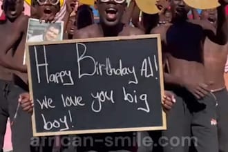 african happy birthday or african birthday greetings