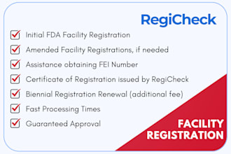 register your cosmetic manufacturing facility with fda for mocra compliance