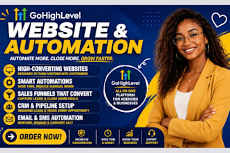 gohighlevel website design gohighlevel landing page go highlevel sales funnel