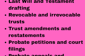probate lawyer in california for demand letter,wills,trusts,tax planning,appeals