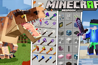 make minecraft bedrock addon, behaviors, and scripts