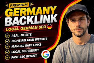 create premium quality german backlinks for local germany seo