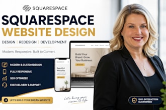 build squarespace website, redesign squarespace website, website development