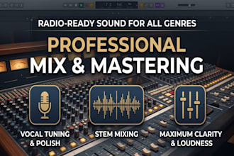 professionally mix for you