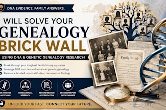 solve your genealogy brick wall using dna and genetic genealogy research